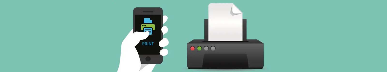 Using a mobile device to print to a multi-function printer